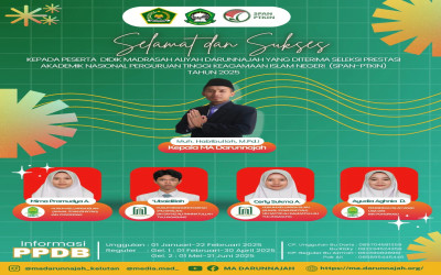 Prestasi Membanggakan! Siswa MA Darunnajah Lolos Seleksi Nasional SPAN-PTKIN 2025