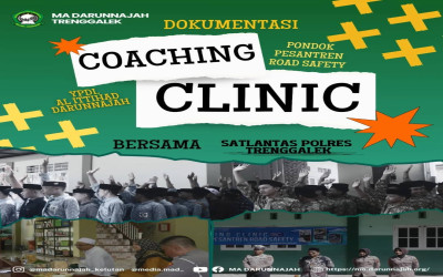 MA Darunnajah Gandeng Satlantas Polres Trenggalek dalam Coaching Clinic