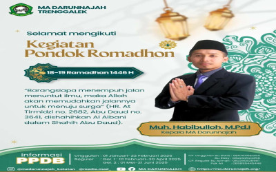 MA Darunnajah Gelar Berbagai Kegiatan Islami dalam Rangka Menyemarakkan Bulan Ramadan