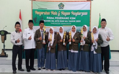 MA Darunnajah mendapat 6 Piala dalam KSM Tahun 2022